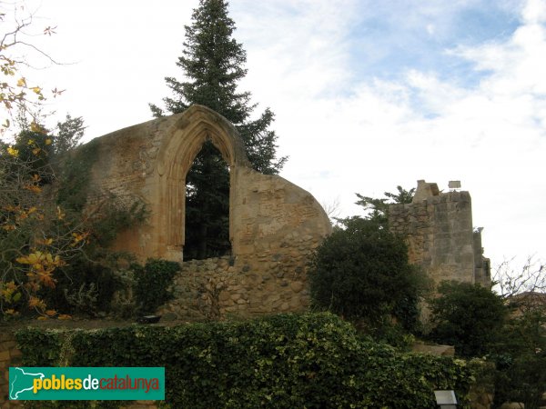 Monestir de Poblet - Ruïnes del palau abacial