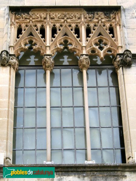 Monestir de Poblet - Palau del Rei Martí, finestral