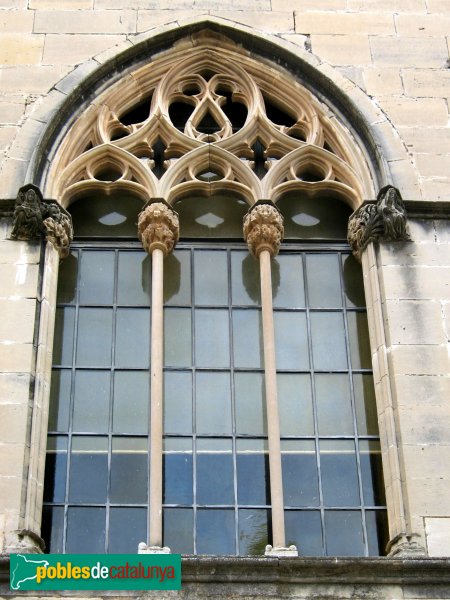Monestir de Poblet - Palau del Rei Martí, finestral