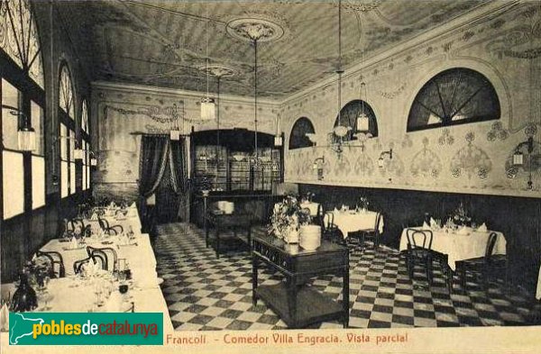 L'Espluga de Francolí - Villa Engracia, postal antiga L'Espluga de Francolí - Villa Engracia, postal antiga