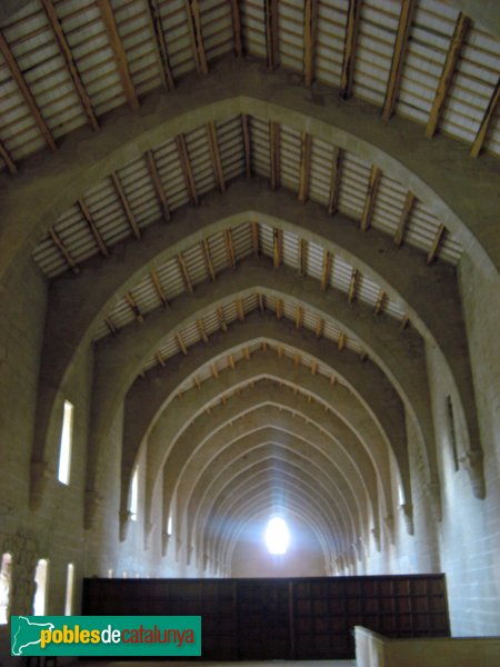 Monestir de Poblet - Dormitori dels monjos (Foto: Albert Esteves, 2009) Monestir de Poblet - Dormitori dels monjos