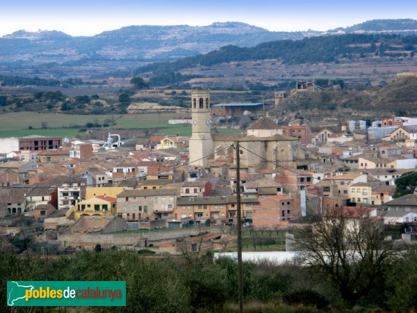 Sarral - Panoràmica de l'església (Foto: Albert Esteves, 2010) Sarral - Panoràmica de l'església