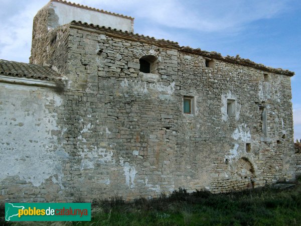 Montbrió de la Marca - Rectoria, façana posterior (Foto: Albert Esteves, 2010) Montbrió de la Marca - Rectoria, façana posterior