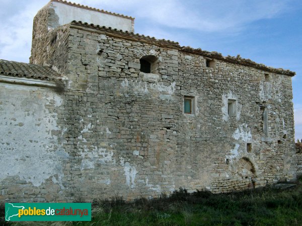 Montbrió de la Marca - Rectoria, façana posterior