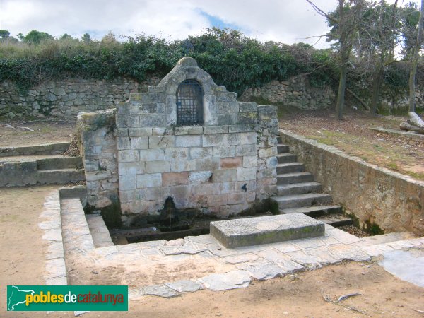 Sarral - Font de l'ermita dels Sants Metges