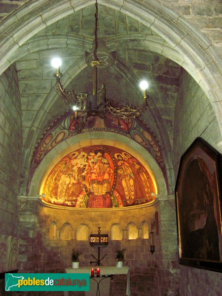 Vallfogona de Riucorb - Església de Santa Maria, capella gòtica