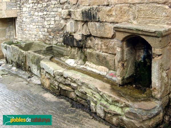 Vallfogona de Riucorb - Font del carrer de la Font