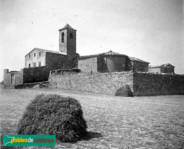 Llorac - Sant Gil d'Albió (Foto: Josep Salvany - Fons Salvany, Biblioteca de Catalunya, 1923) Llorac - Sant Gil d'Albió