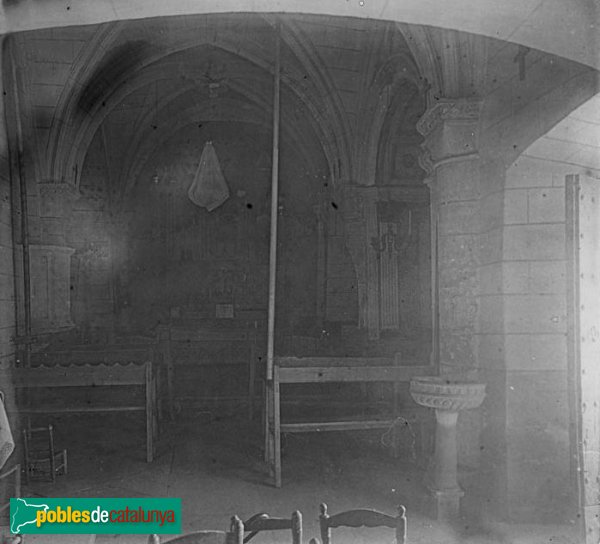 Llorac - Sant Gil d'Albió (Foto: Josep Salvany - Fons Salvany, Biblioteca de Catalunya, 1923) Llorac - Sant Gil d'Albió