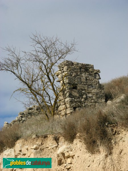 Llorac - Restes del castell d'Albió
