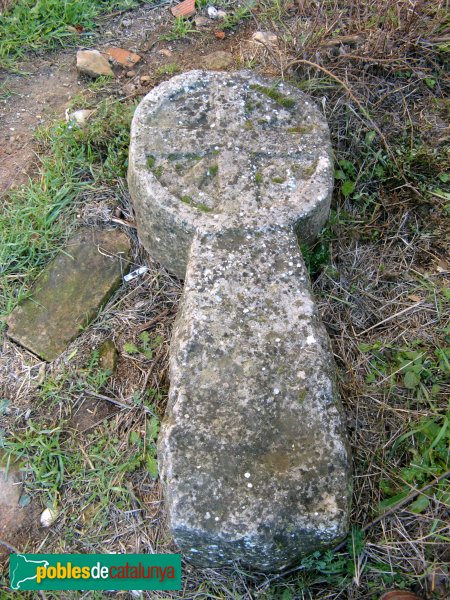 Vallclara - Estela funerària (Foto: Albert Esteves, 2010) Vallclara - Estela funerària