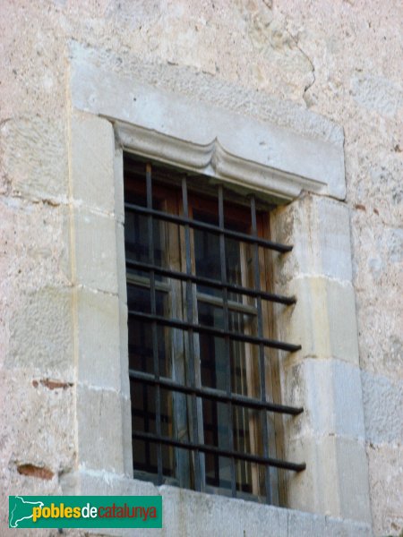 Vallclara - Can Sales, finestra del segle XVII