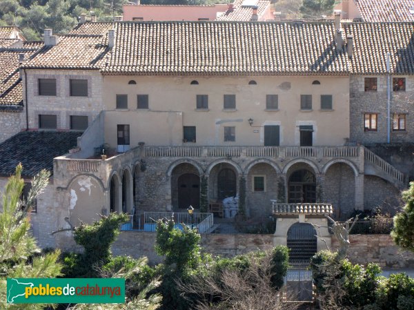 Vallclara - Can Sales, façana del carrer de la Muralla