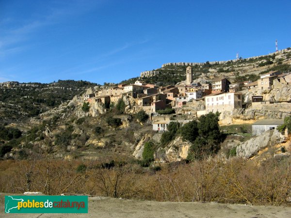 Vilanova de Prades - Panoràmica general