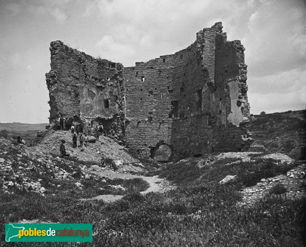 Solivella - Castell (Foto: Josep Salvany - Fons Salvany, Biblioteca de Catalunya, 1919) Solivella - Castell