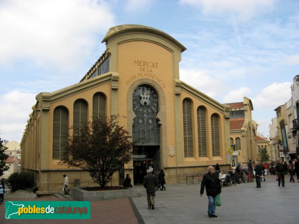Terrassa - Mercat de la Independència (Foto: Albert Esteves, 2010) Terrassa - Mercat de la Independència