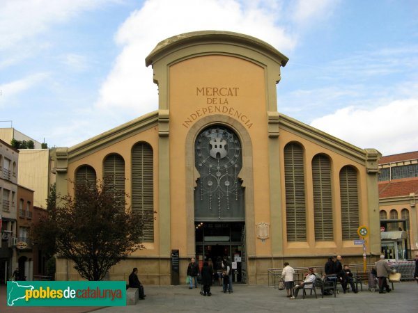 Terrassa - Mercat de la Independència (Foto: Albert Esteves, 2010) Terrassa - Mercat de la Independència