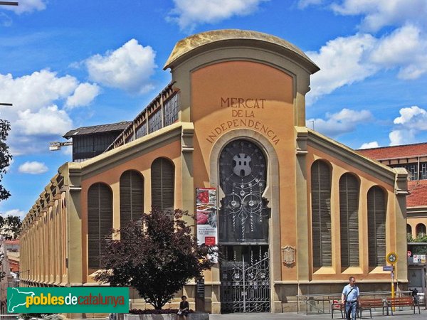 Terrassa - Mercat de la Independència (Foto: Jaume Meneses, 2009) Terrassa - Mercat de la Independència
