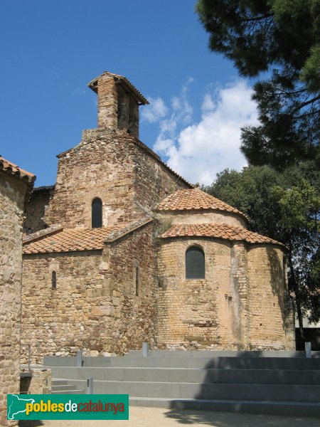 Terrassa - Església de Sant Pere, capçalera (Foto: Albert Esteves, 2010) Terrassa - Església de Sant Pere, capçalera