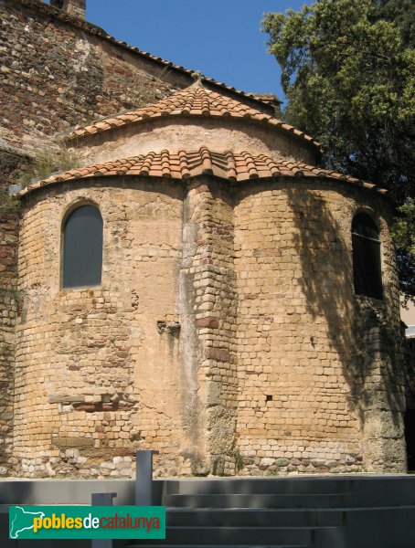 Terrassa - Església de Sant Pere, capçalera (Foto: Albert Esteves, 2010) Terrassa - Església de Sant Pere, capçalera