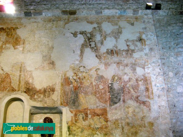 Terrassa - Sant Pere, pintures murals gòtiques (Foto: Albert Esteves, 2010) Terrassa - Sant Pere, pintures murals gòtiques