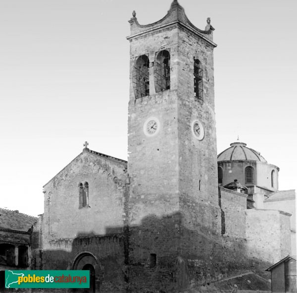 Rubí - Església de Sant Pere, façana romànica