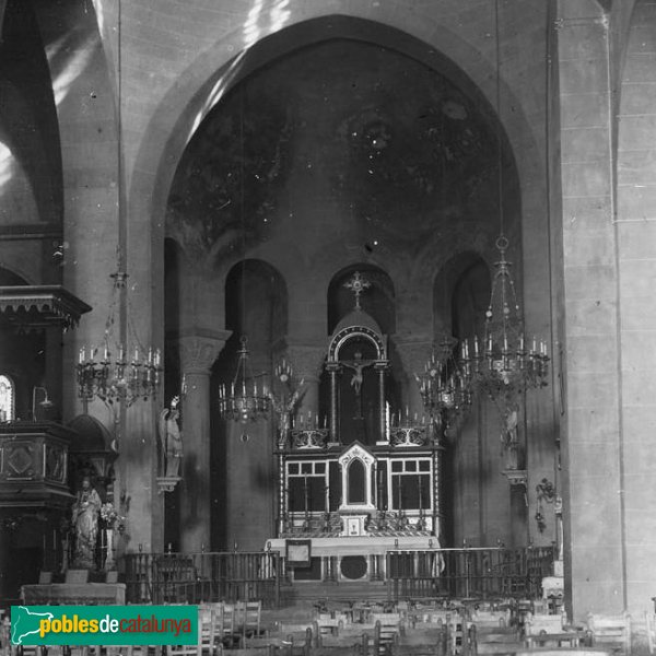 Rubí - Església de Sant Pere, interior