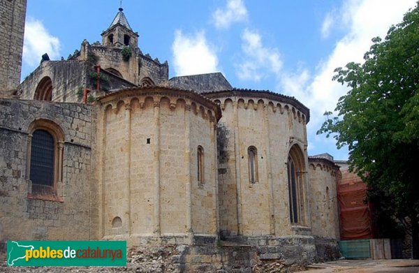 Sant Cugat del Vallès - Capçalera del monestir (Foto: <i>Javier Cuchi</i>, 2009) Sant Cugat del Vallès - Capçalera del monestir