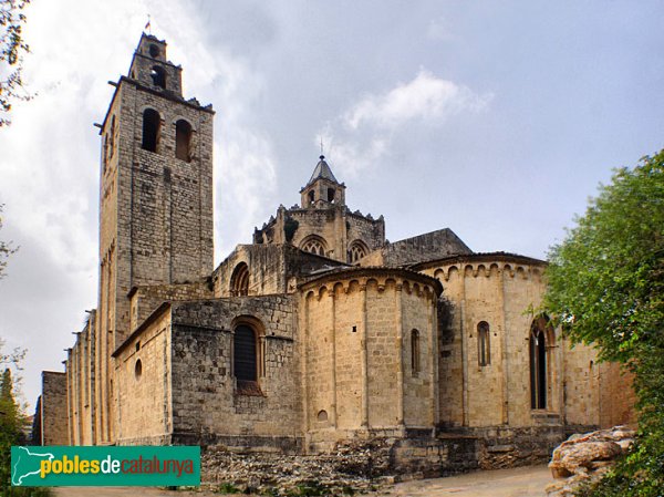 Sant Cugat del Vallès - Absis del monestir (Foto: <i>M.M. Berenguer</i>, 2010) Sant Cugat del Vallès - Absis del monestir