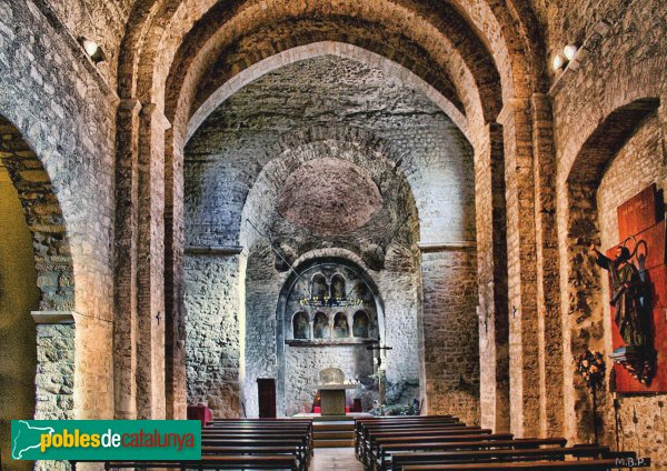 Terrassa - Església de Sant Pere, interior