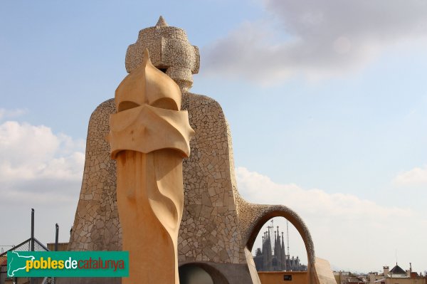 Barcelona - Casa Milà (La Pedrera) (Foto: Carmen-Gloria Moya, 2010) Barcelona - Casa Milà (La Pedrera)
