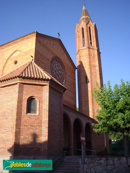 Església de Sant Genís - vista des de ponent (Foto: Joan Sánchez Sabé, 2007) Església de Sant Genís - vista des de ponent