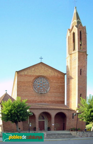 Església de Sant Genís, façana principal (Foto: Joan Sánchez Sabé, 2007) Església de Sant Genís, façana principal