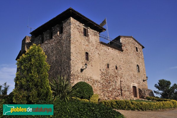 Palau-solità i Plegamans - Castell de Plegamans, Façana de ponent