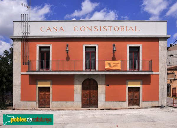 Casa de la Vila (Casa Consistorial) de Palau-solità i Plegamans, façana principal