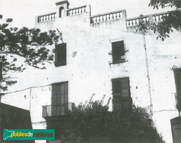 Barcelona - Torre Melina (desapareguda) (Foto: <i>B. Batlle Piera, del llibre Les Masies de les Corts</i>, 1950) Barcelona - Torre Melina (desapareguda)