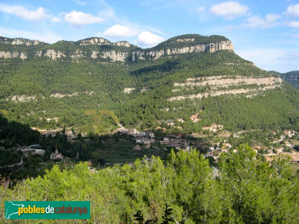 Gallifa - Panoràmica des del castell