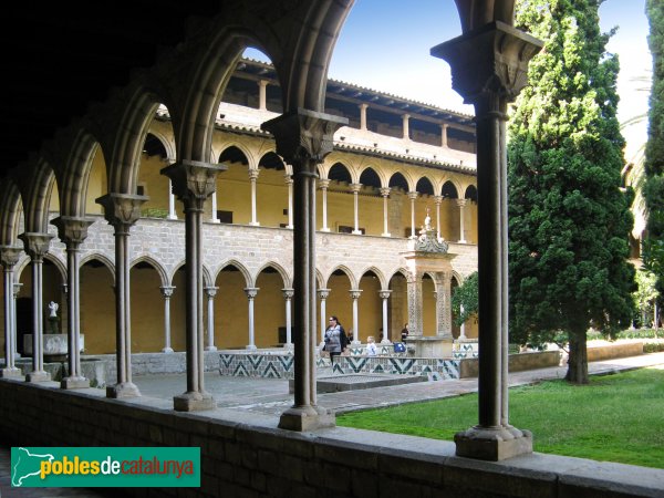 Foto: Barcelona - Monestir de Pedralbes, claustre