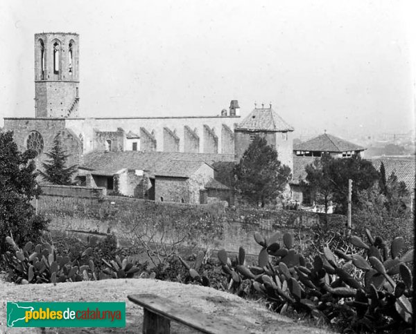 Barcelona - Monestir de Pedralbes (Foto: Josep Salvany - Fons Salvany, Biblioteca de Catalunya, 1915) Barcelona - Monestir de Pedralbes