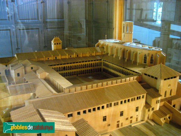 Barcelona - Monestir de Pedralbes, maqueta