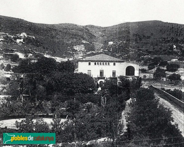 Barcelona - Torre de Santa Caterina (Font del Lleó) (Foto: Arxiu Mas, 1929) Barcelona - Torre de Santa Caterina (Font del Lleó)
