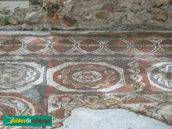 Tossa de Mar - Vil·la Romana, mosaic (Foto: Toni Grist, 2005) Tossa de Mar - Vil·la Romana, mosaic
