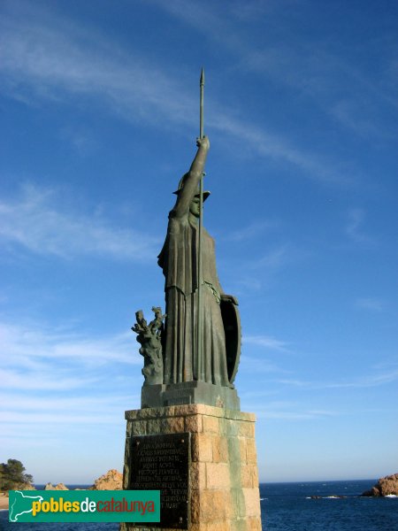 Tossa de Mar - Estàtua de Minerva