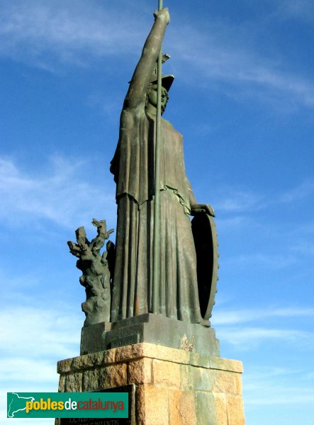Tossa de Mar - Estàtua de Minerva (Foto: Albert Esteves, 2011) Tossa de Mar - Estàtua de Minerva