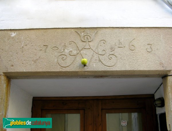 Tossa de Mar - Llinda 1763 (Foto: Albert Esteves, 2011) Tossa de Mar - Llinda 1763
