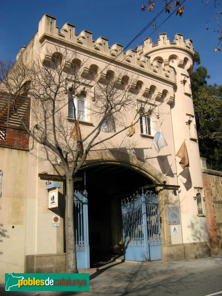 Barcelona - Torre Marsans, pavelló d'entrada