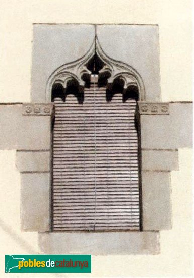 Sant Just Desvern - Can Pedrosa, finestra gòtica