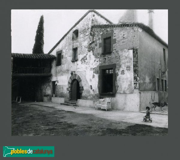 La Palma de Cervelló - Can Llopart, fotografia antiga (Foto: R. M. Aragó) La Palma de Cervelló - Can Llopart, fotografia antiga