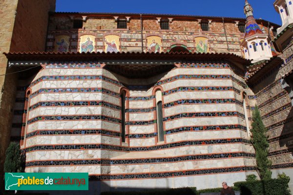 Lloret de Mar - Església de Sant Romà, façana lateral