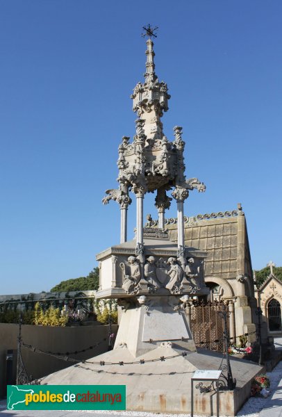 Lloret de Mar - Cementiri, panteó Casanovas-Terrats